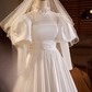 Beauty Brautkleid A-Linie Herzausschnitt Plissee Brautkleid D3302
