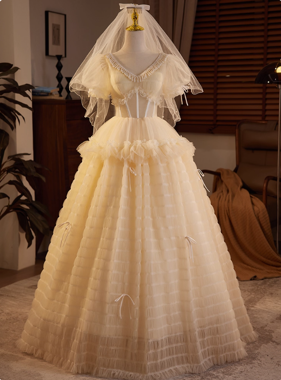 Beauty Brautkleid A-Linie Herzausschnitt Plissee Brautkleid D3302