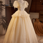 Beauty Brautkleid A-Linie Herzausschnitt Plissee Brautkleid D3302