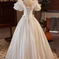 Stunning Wedding Dress V-neck Tulle Pleated Wedding Dress  D3706