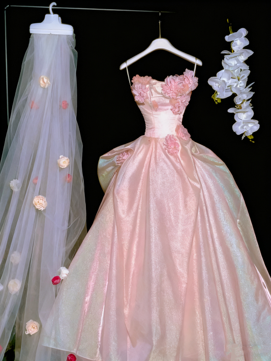 New Arrival Prom Dress Sweetheart Flower Ball Gown Quinceanera Dress Evening Dress   D3713