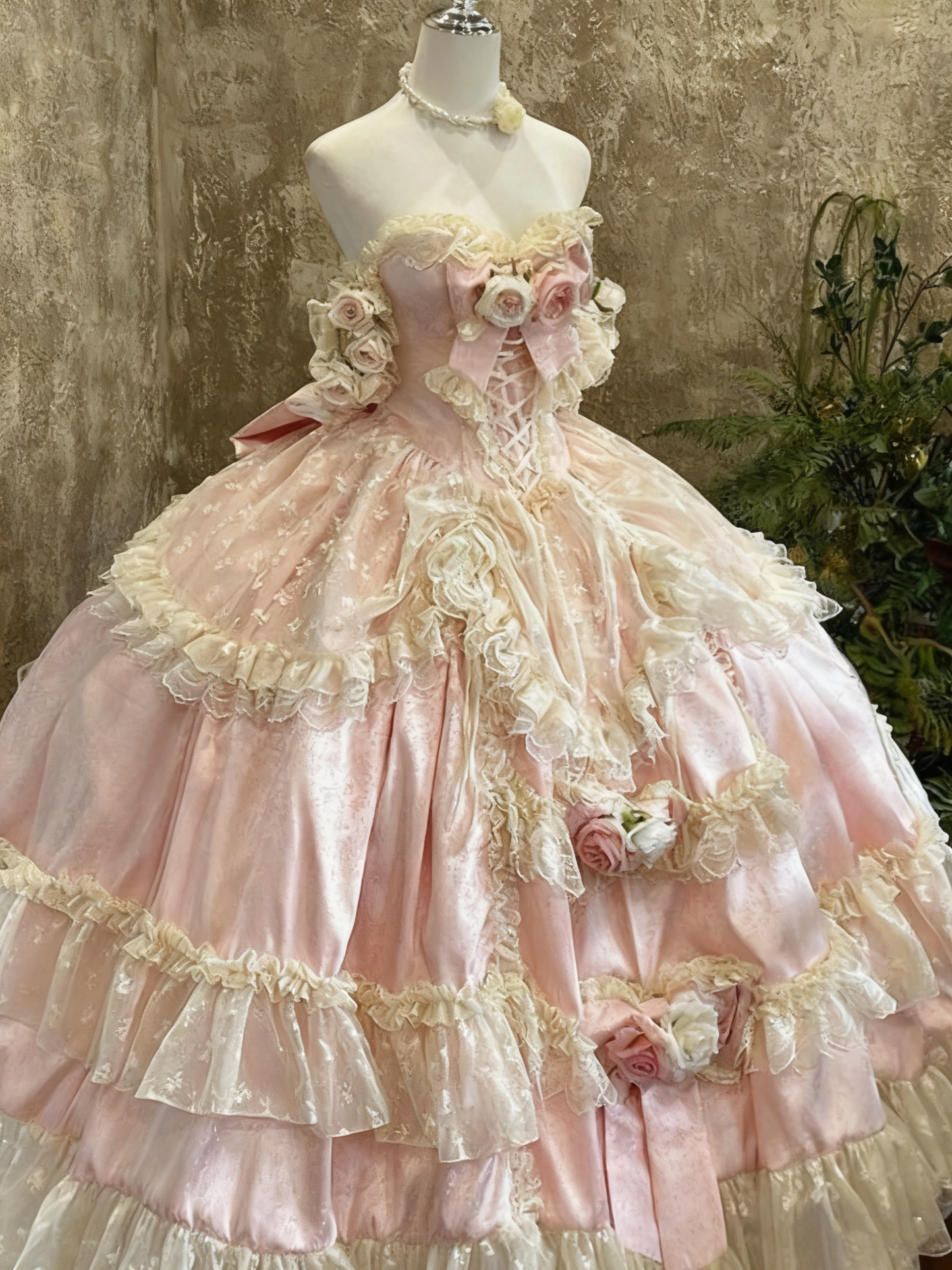 Sweet Prom Dress Sweetheart Pleated Tiered Ball Gown Quinceanera Dress Evening Dress   D3719