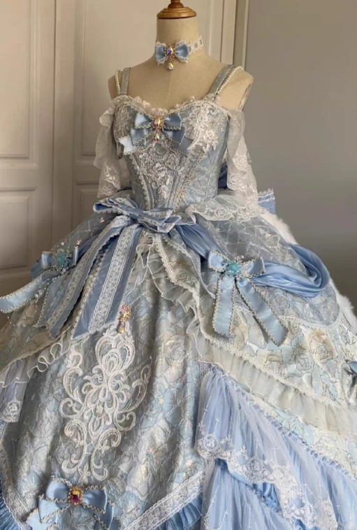 Popular Prom Dress Spaghetti Straps Pleated Ball Gown Sweet 16 Dress Evening Dress   D3720