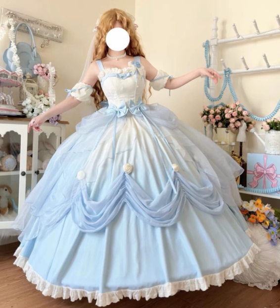 Stunning Prom Dress Spaghetti Straps Tulle Pleated Ball Gown Sweet 16 Outfits Evening Dress   D3724