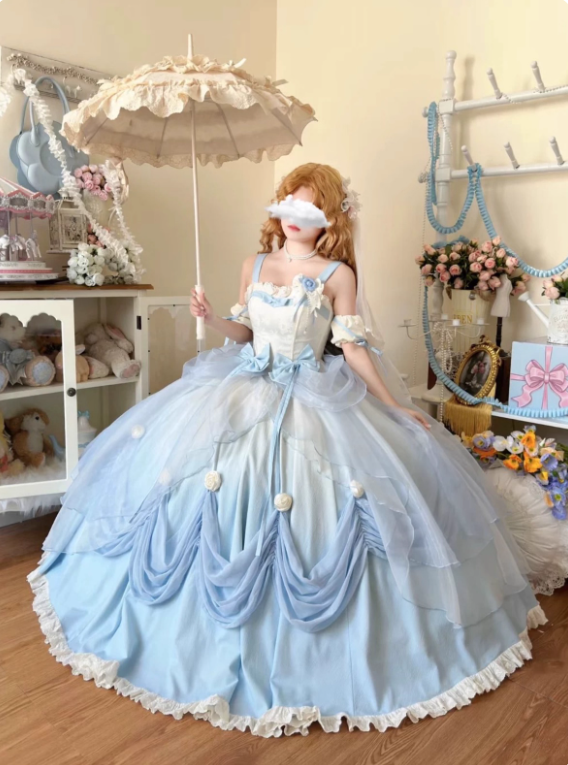 Stunning Prom Dress Spaghetti Straps Tulle Pleated Ball Gown Sweet 16 Outfits Evening Dress   D3724