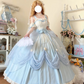 Stunning Prom Dress Spaghetti Straps Tulle Pleated Ball Gown Sweet 16 Outfits Evening Dress   D3724