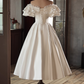 Beauty Brautkleid A-Linie Herzausschnitt Plissee Brautkleid D3302