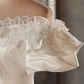 Beauty Brautkleid A-Linie Herzausschnitt Plissee Brautkleid D3302