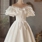 Beauty Brautkleid A-Linie Herzausschnitt Plissee Brautkleid D3302