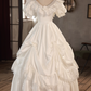 Robe de mariée beauté A-Line, décolleté en cœur, plissée, D3302