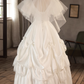 Robe de mariée beauté A-Line, décolleté en cœur, plissée, D3302