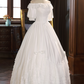 Robe de mariée beauté A-Line, décolleté en cœur, plissée, D3302