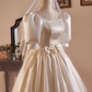 Robe de mariée beauté A-Line, décolleté en cœur, plissée, D3302