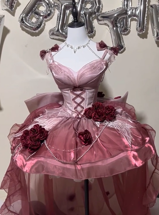 New Arrival Homecoming Dress Spaghetti Straps Short Prom Dress Birthday Outfits Party Dress     D3735