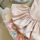 Popular Homecoming Dress Spaghetti Straps Pleated Flower Short Prom Dress Birthday Party Outfits     D3737