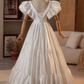 Robe de mariée beauté A-Line, décolleté en cœur, plissée, D3302