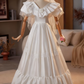 Robe de mariée beauté A-Line, décolleté en cœur, plissée, D3302