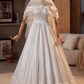Beauty Brautkleid A-Linie Herzausschnitt Plissee Brautkleid D3302