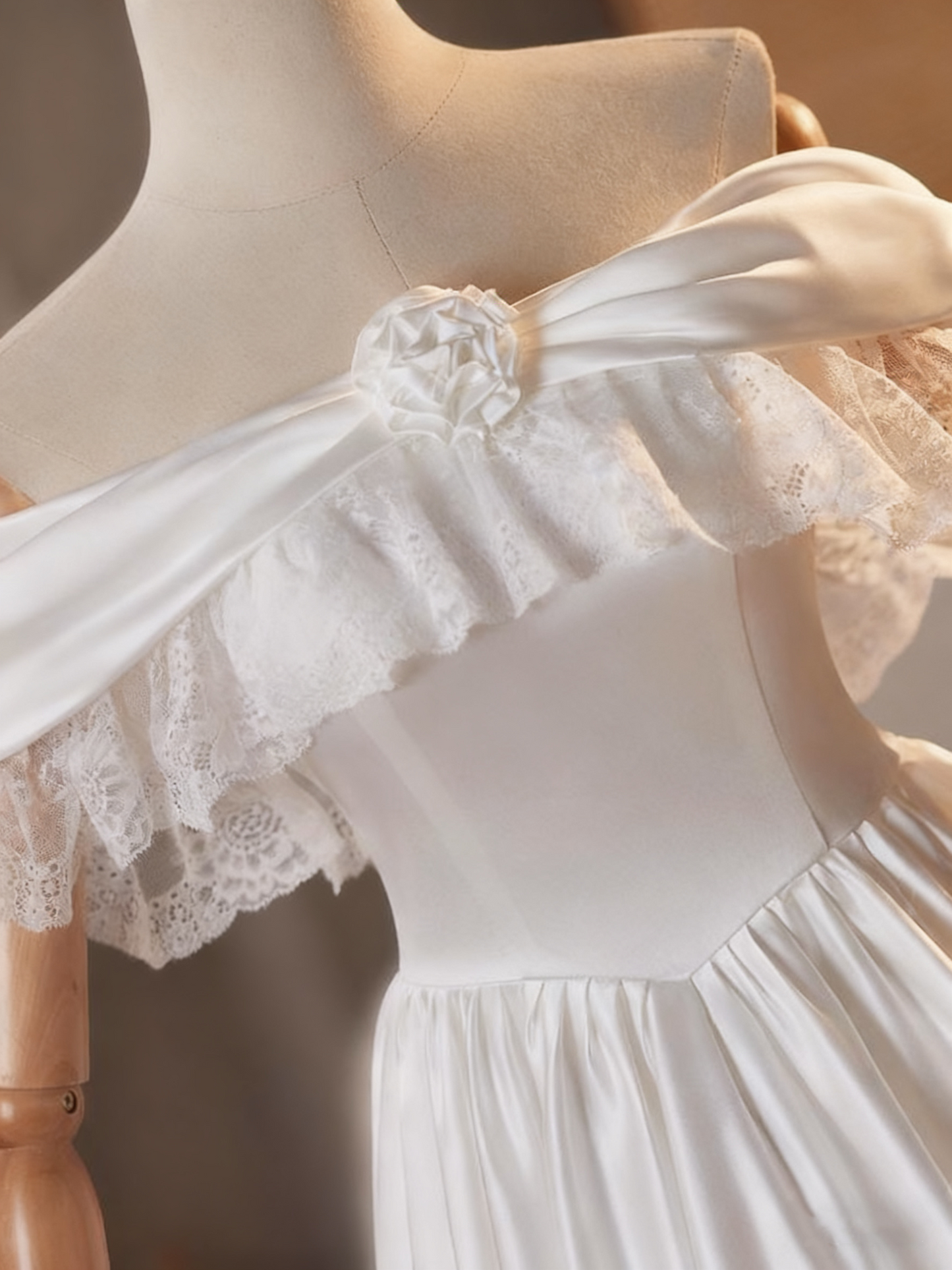Beauty Brautkleid A-Linie Herzausschnitt Plissee Brautkleid D3302