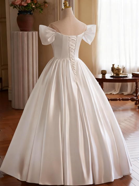 Beauty Brautkleid A-Linie Herzausschnitt Plissee Brautkleid D3302
