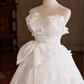 Robe de mariée beauté A-Line, décolleté en cœur, plissée, D3302