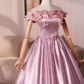 Beauty Prom Dress Off Shoulder Pleated Ball Gown Evening Dress Sweet 16 Dress   D3758
