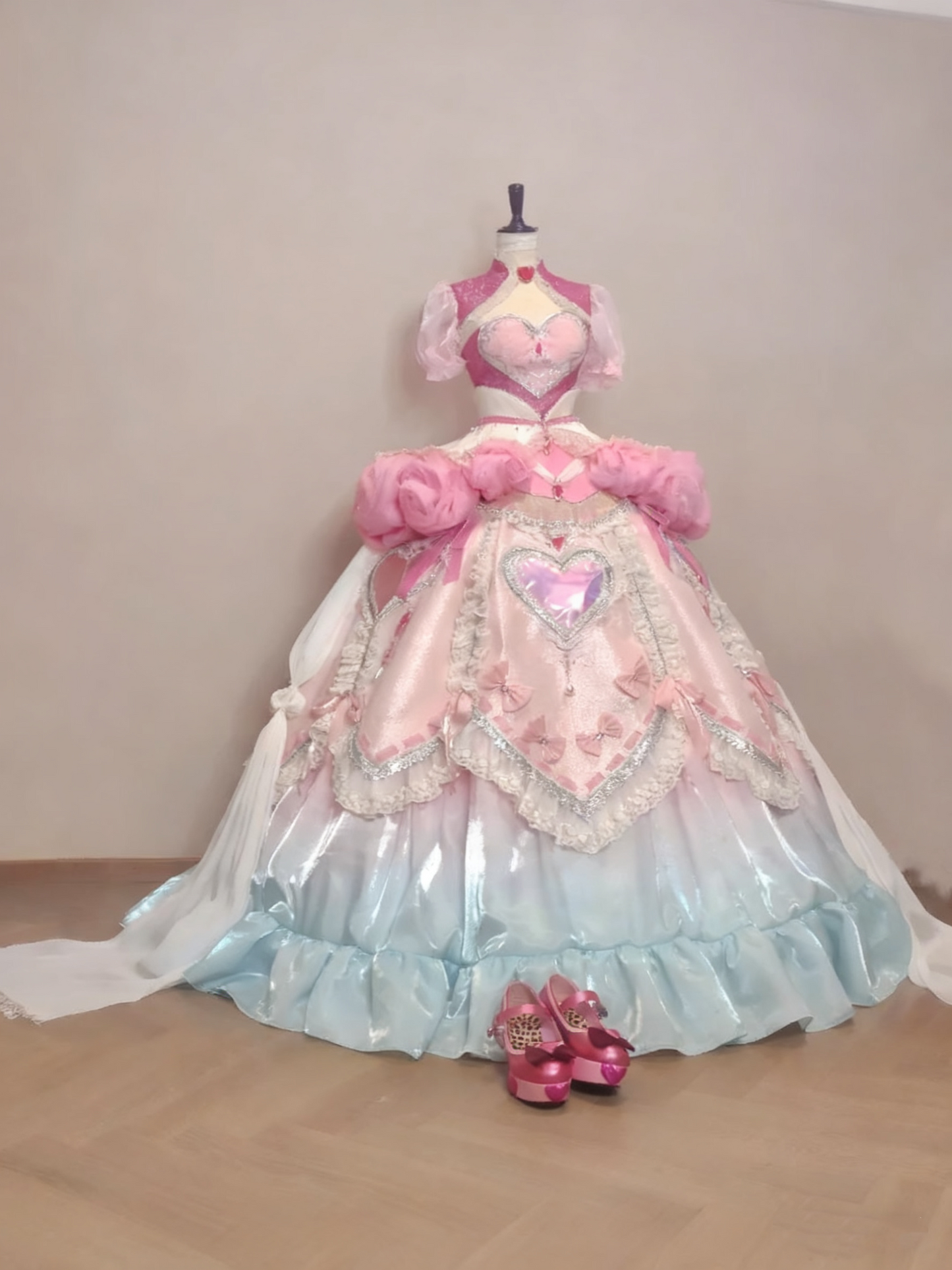 New Arrival Prom Dress High Collar Pleated Ball Gown Quinceanera Dress Birthday Outfits   D3764