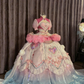 New Arrival Prom Dress High Collar Pleated Ball Gown Quinceanera Dress Birthday Outfits   D3764