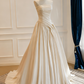 Beauty Brautkleid A-Linie Herzausschnitt Plissee Brautkleid D3302
