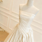 Beauty Brautkleid A-Linie Herzausschnitt Plissee Brautkleid D3302