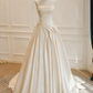 Beauty Brautkleid A-Linie Herzausschnitt Plissee Brautkleid D3302