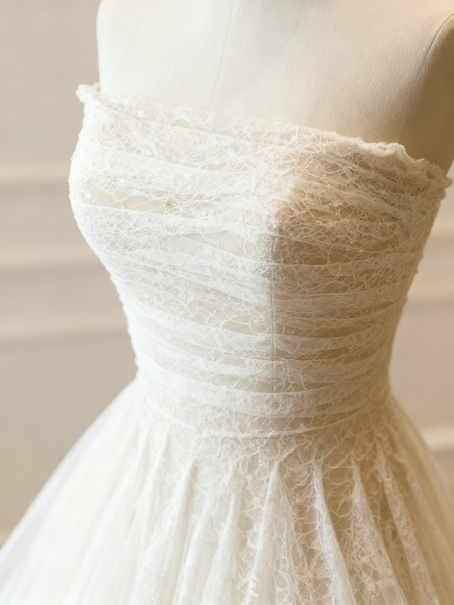 Beauty Brautkleid A-Linie Herzausschnitt Plissee Brautkleid D3302