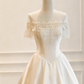 Beauty Brautkleid A-Linie Herzausschnitt Plissee Brautkleid D3302