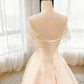 Beauty Brautkleid A-Linie Herzausschnitt Plissee Brautkleid D3302