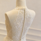 Robe de mariée beauté A-Line, décolleté en cœur, plissée, D3302