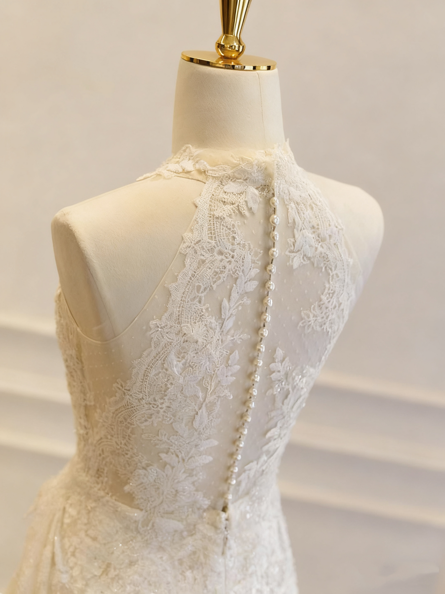 Robe de mariée beauté A-Line, décolleté en cœur, plissée, D3302