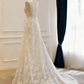 Robe de mariée beauté A-Line, décolleté en cœur, plissée, D3302