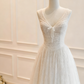 Robe de mariée beauté A-Line, décolleté en cœur, plissée, D3302
