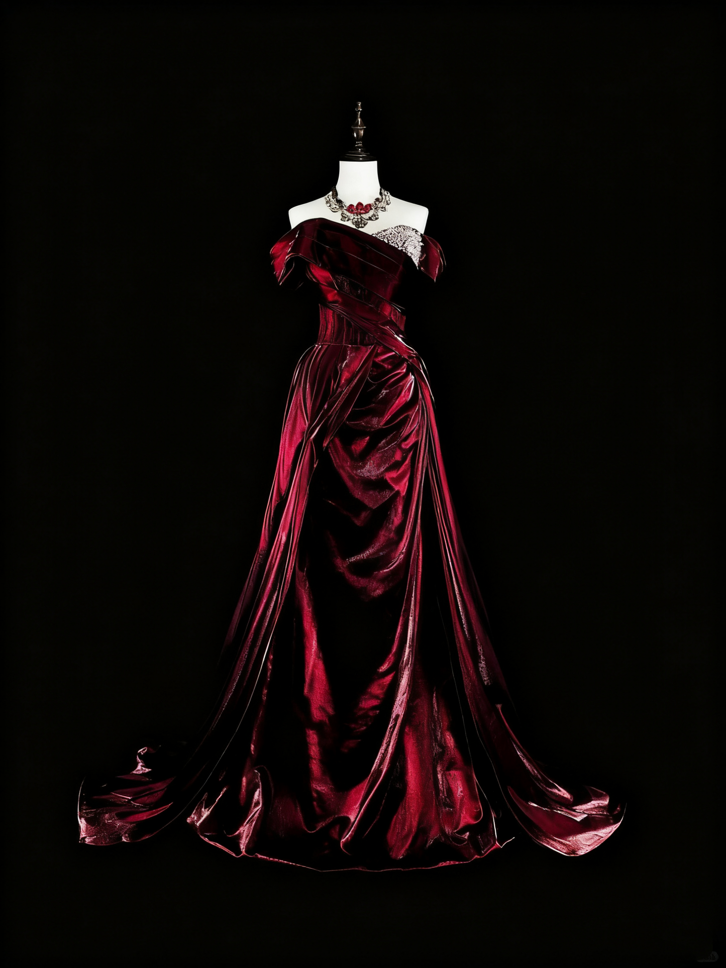 Elegant Prom Dress Off Shoulder Pleated Long Evening Dress Gala Dress  D3783