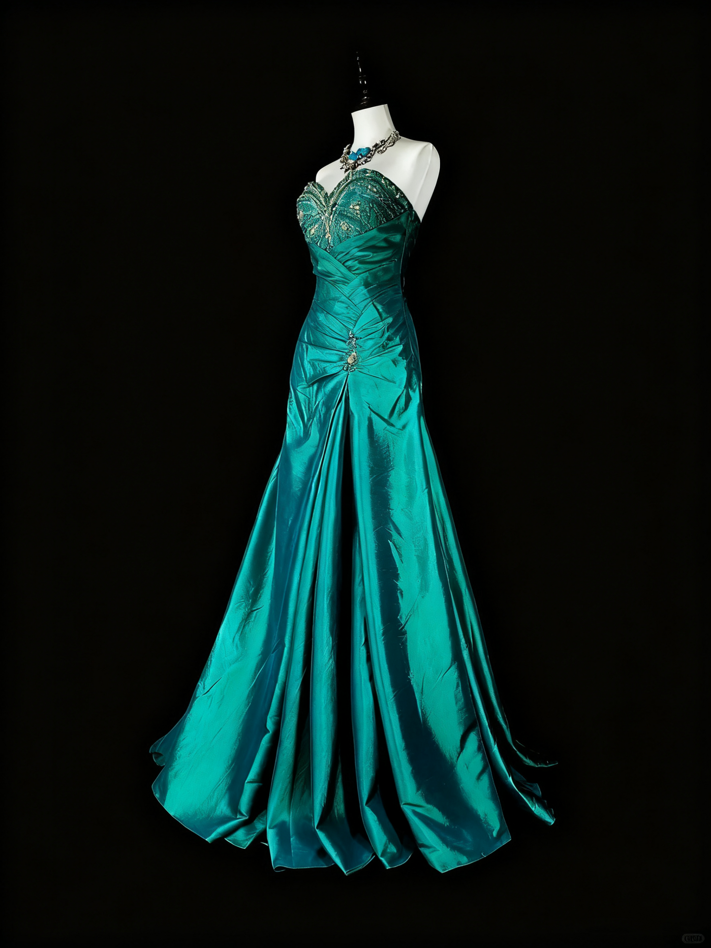 Gorgeous Prom Dress A Line Sweetheart Pleated Gala Dress Evening Dress  D3785