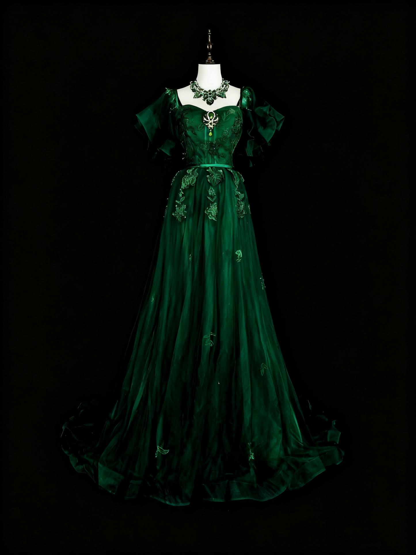 Gorgeous Prom Dress Dark Green A Line Sweetheart Pleated Gala Dress Evening Dress  D3786