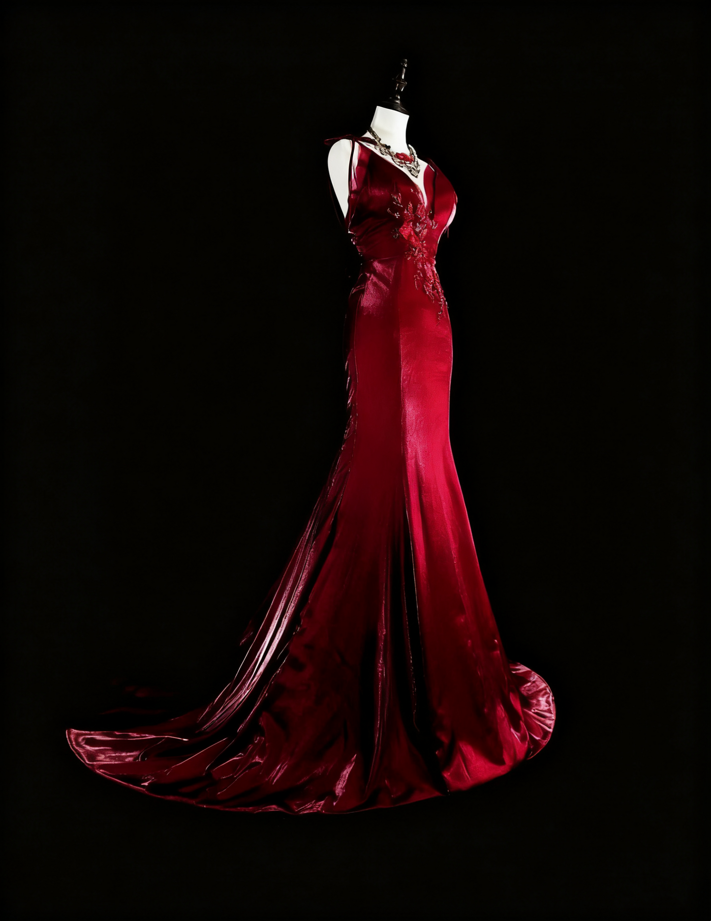 Stunning Prom Dress Spaghetti Straps Mermaid Gala Dress Evening Dress  D3787