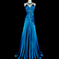 Pretty Prom Dress A Line Halter Pleated Evening Dress Gala Dress Birthday Party Outfits  D3788