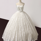 New Arrival Wedding Dress Strapless Lace Pleated Wedding Dress  D3798