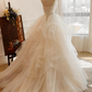 Beauty Brautkleid A-Linie Herzausschnitt Plissee Brautkleid D3302