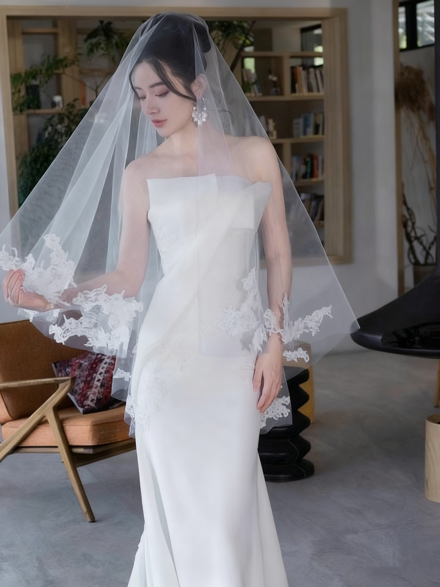 Beauty Brautkleid A-Linie Herzausschnitt Plissee Brautkleid D3302