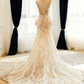 Gorgeous Wedding Dress Crew Neck Mermaid Wedding Dress  D3806