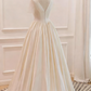 New Arrival Wedding Dress V-neck Pleated Wedding Dress  D3809