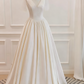 New Arrival Wedding Dress V-neck Pleated Wedding Dress  D3809