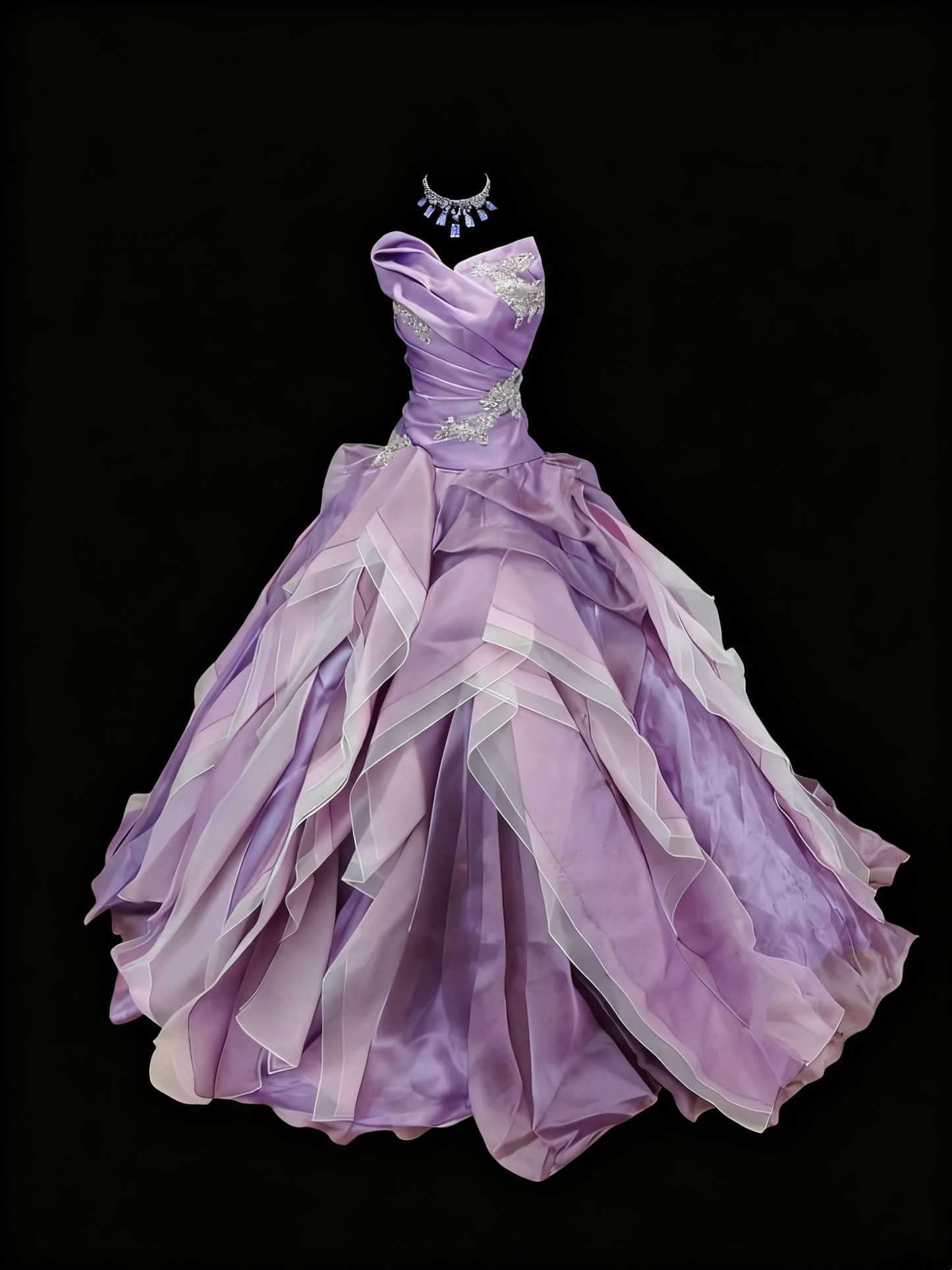 Charming Prom Dress Asymmetrical Neck Pleated Ball Gown Sweet 16 Dress Birthday Outfits     D3816